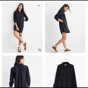 Madewell Denim Shirt Dress with pockets